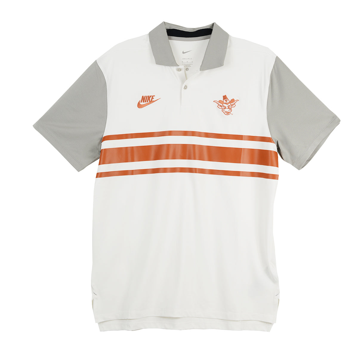 Texas Longhorn Nike Men's Vapor Stripe Vintage Bevo Polo (00HT-0DT4-TXV-7LH)