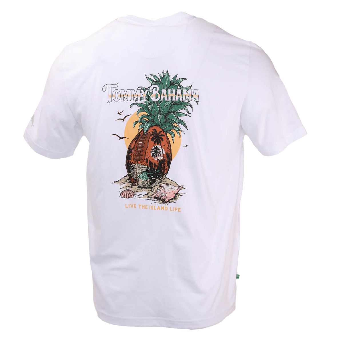 Texas Longhorn Tommy Bahama Pineapple Paradise Tee (ST227207BR-WHT)