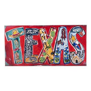 Glory Haus TEXAS Word Art Canvas