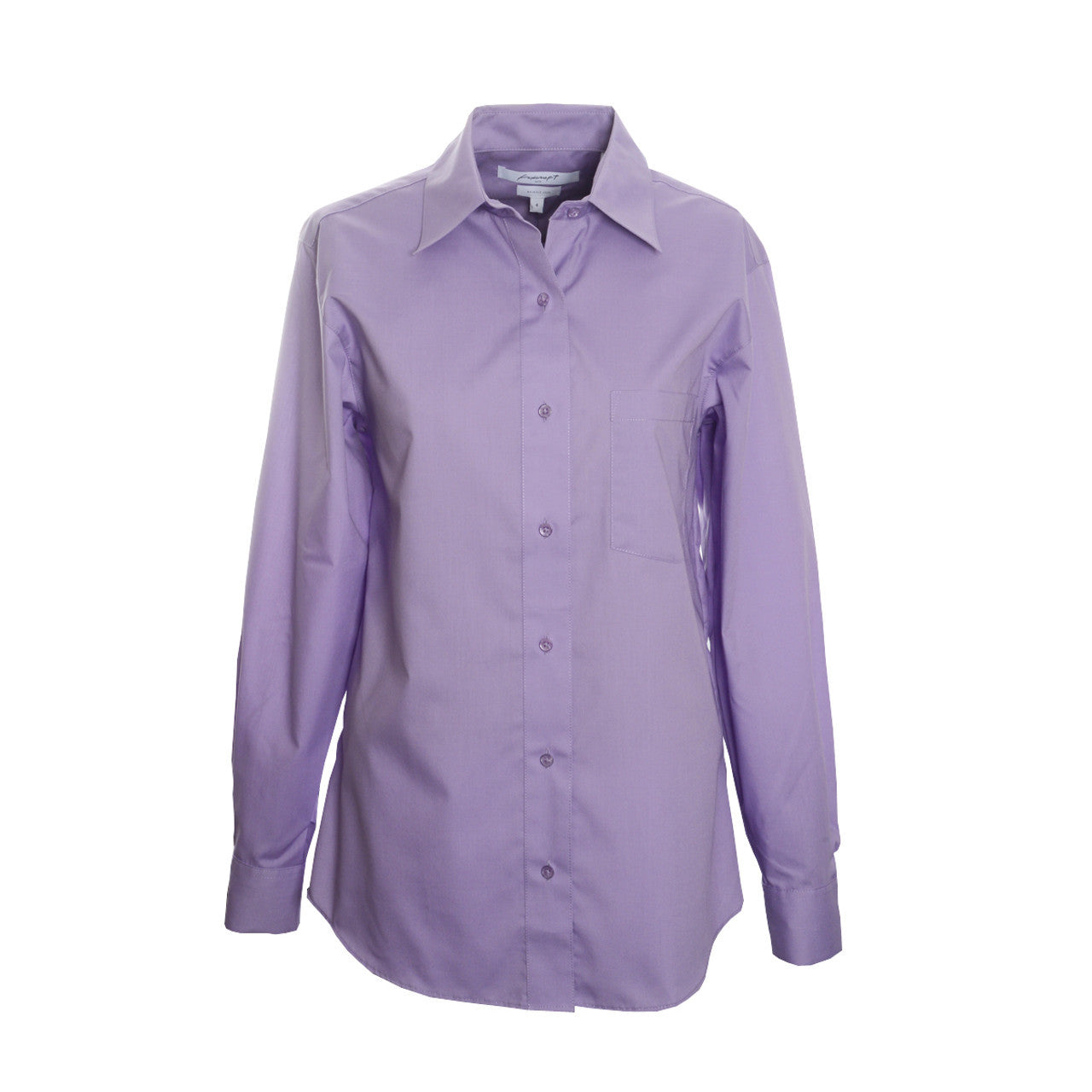 Foxcroft Long Sleeve CVC Solid Crocus Shirt (105105)
