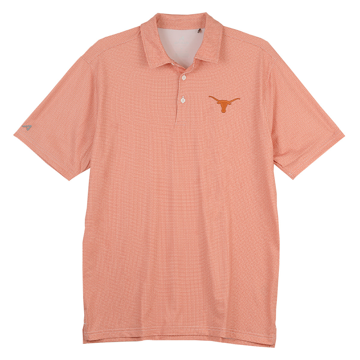 Texas Longhorn Antigua Breeze Men's Embroidered Polo (105748) ( Burnt Orange)