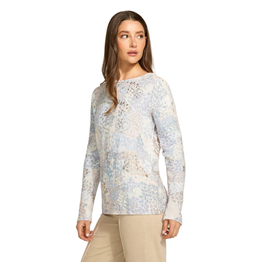 FDJ French Dressing Metallic Spectral Neutral Print Sweater