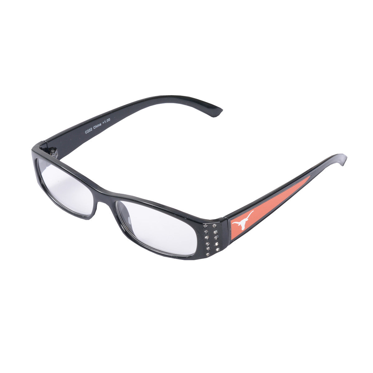 Texas Longhorn Logo Rhinestone Readers (6 Strengths) (TEX48455)