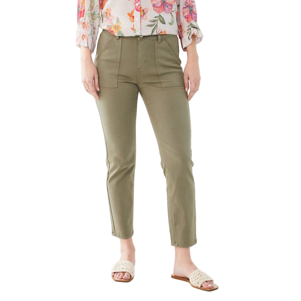FDJ French Dressing Olivia Euro Twill Pencil Carpenter Ankle Pants (3 Colors) (2232511)
