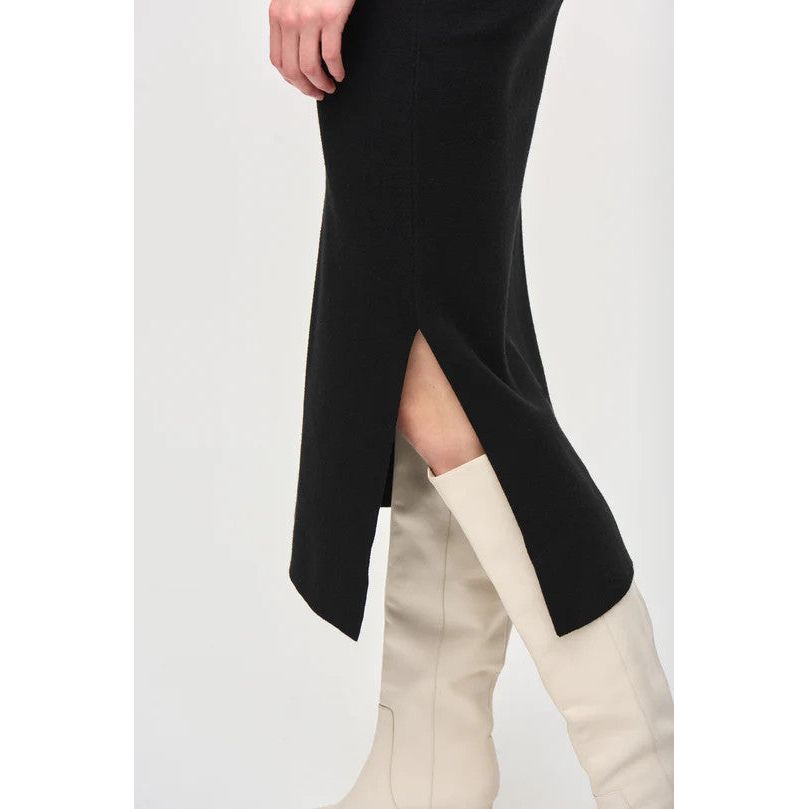 Joseph Ribkoff High Rise Midi Solid Skirt (243967) BLK