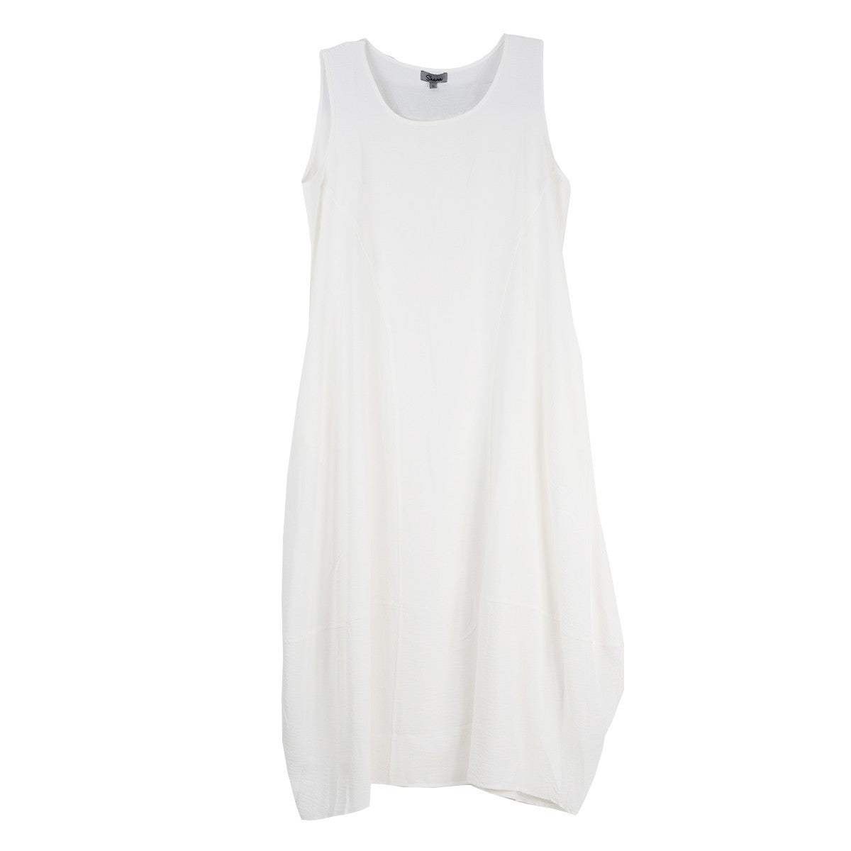 Shana Airflow Solid White Dress