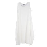 Shana Airflow Solid White Dress