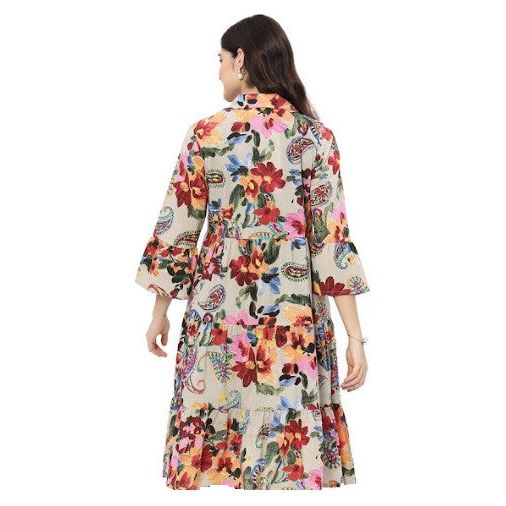 Parsley & Sage Waverly Embroidered Tiered Dress (25W215D)