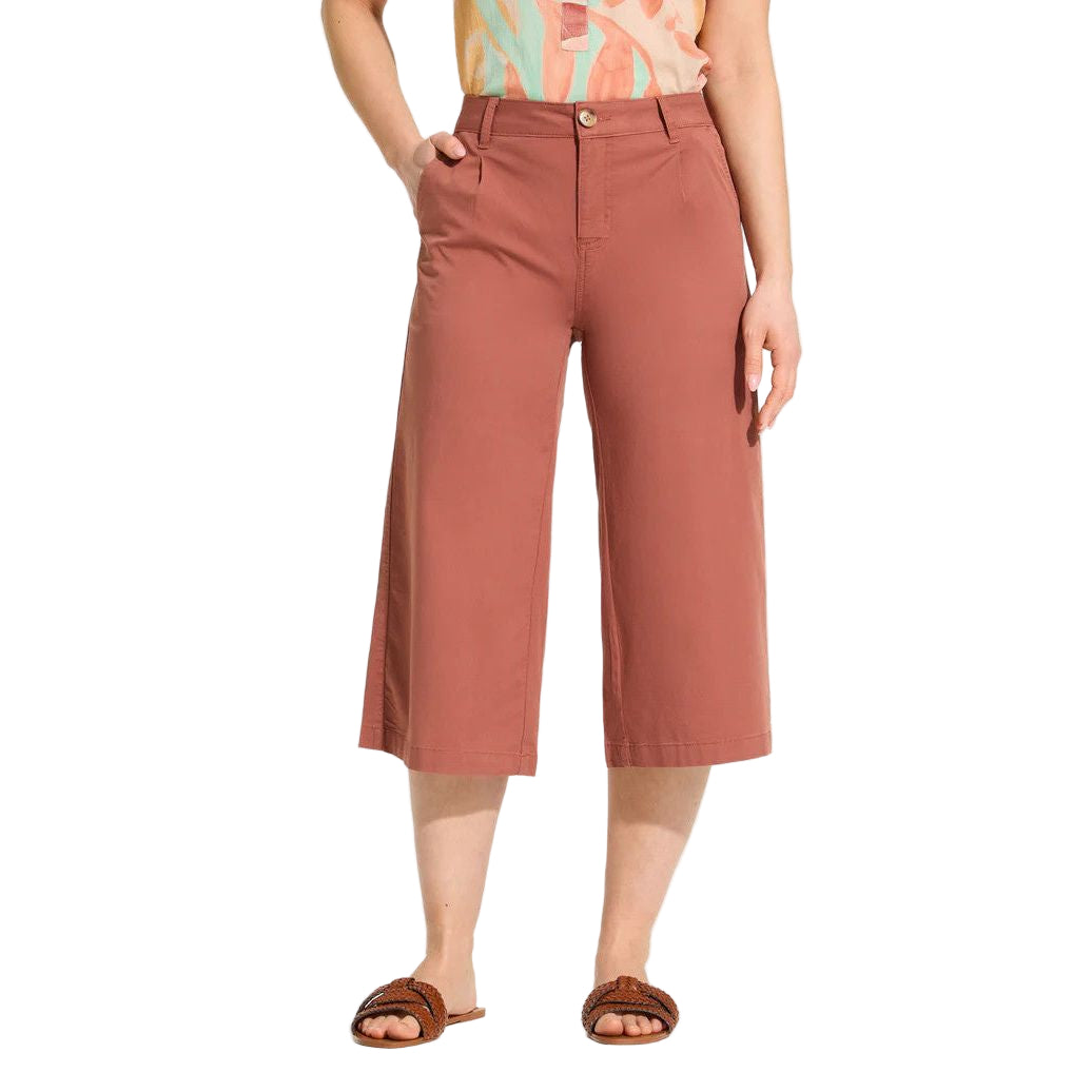 FDJ French Dressing Olivia Pleated Wide Capri Pant
