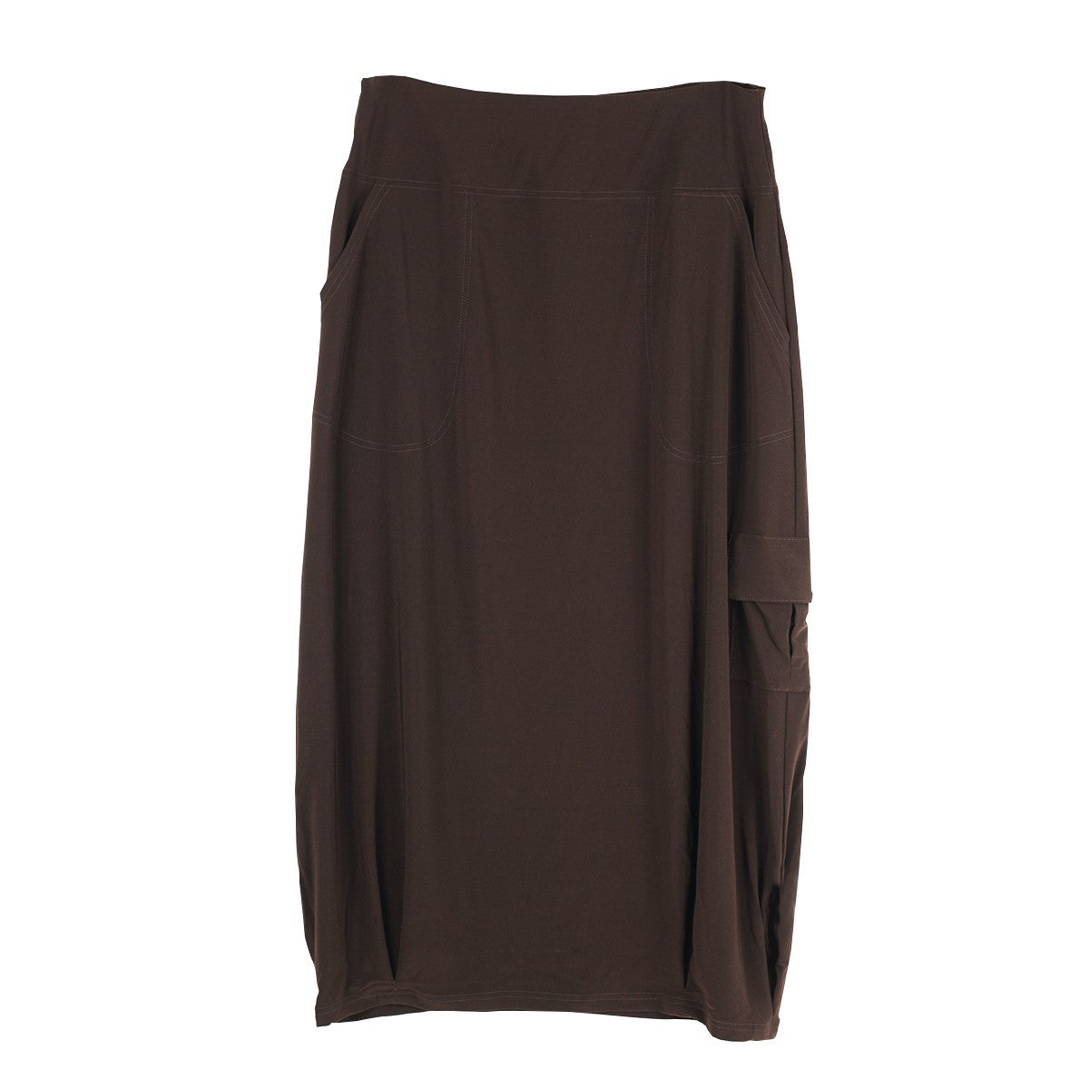 Sympli Safari Skirt (2682) COFFEE