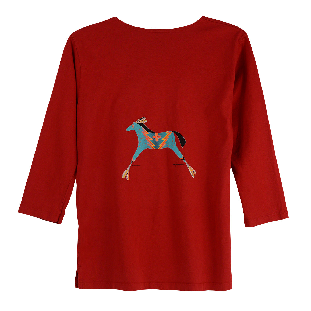 Sabaku Spirited Horses 3/4 Sleeve Tee (COCH)