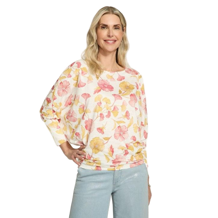 FDJ French Dressing Canopy Print Batwing Top