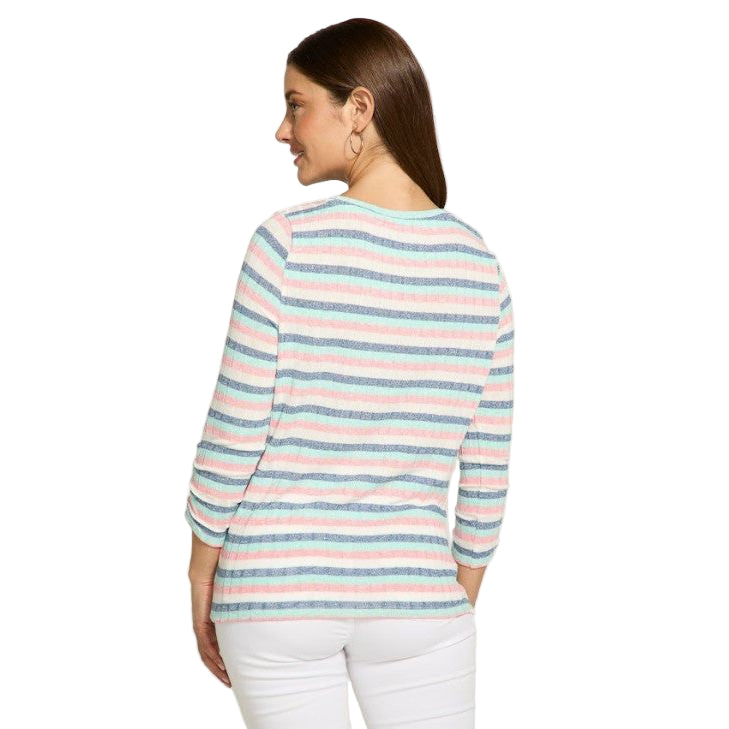 FDJ French Dressing Sparkle Rib Top