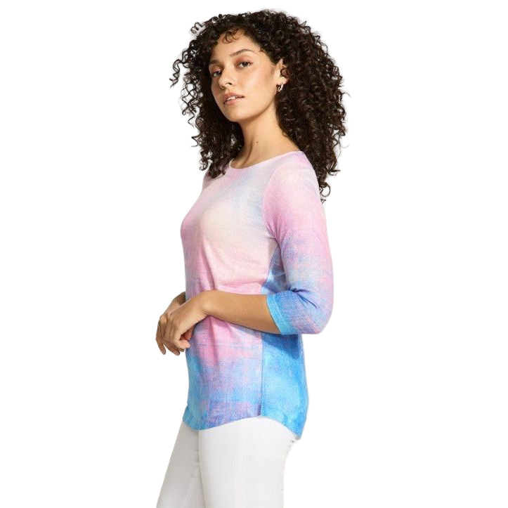 FDJ French Dressing Patina Finish Boat Neck Top