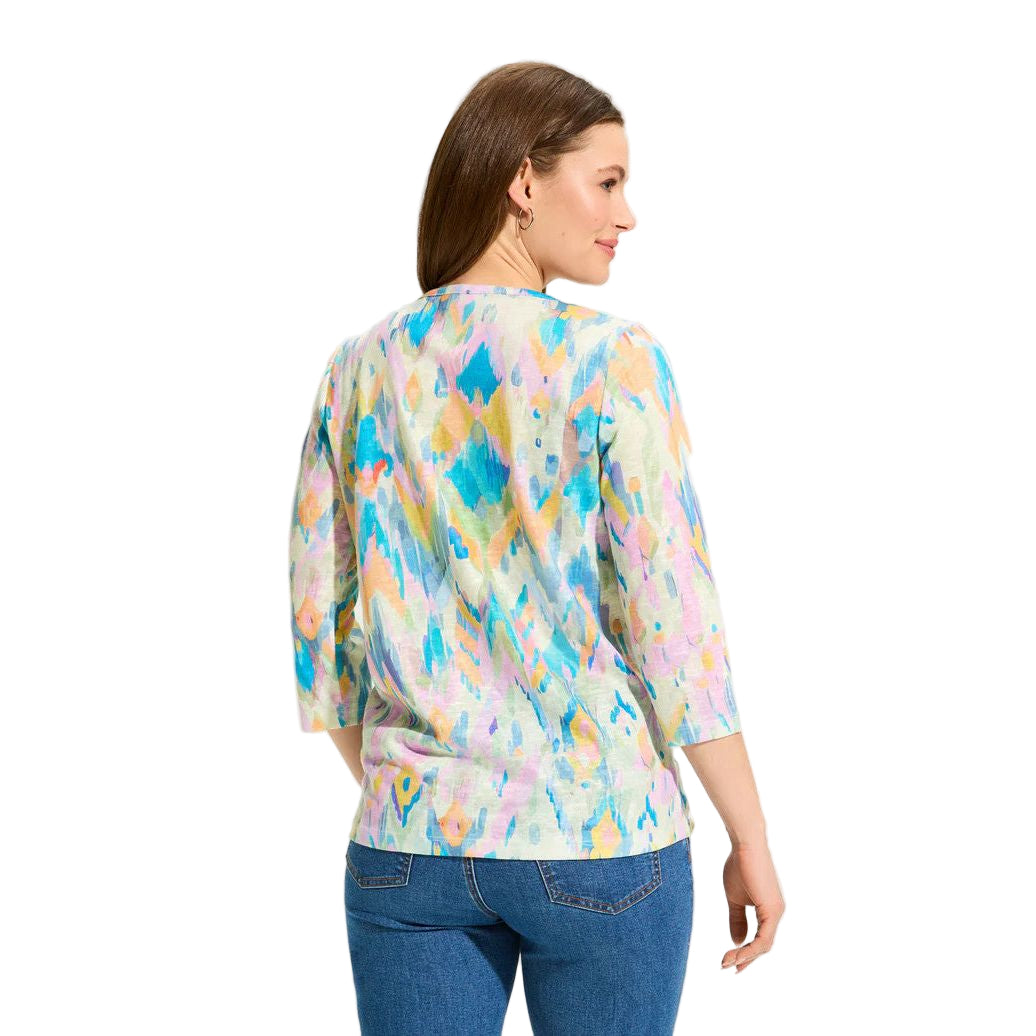 FDJ French Dressing Definitely Notch Neck Top