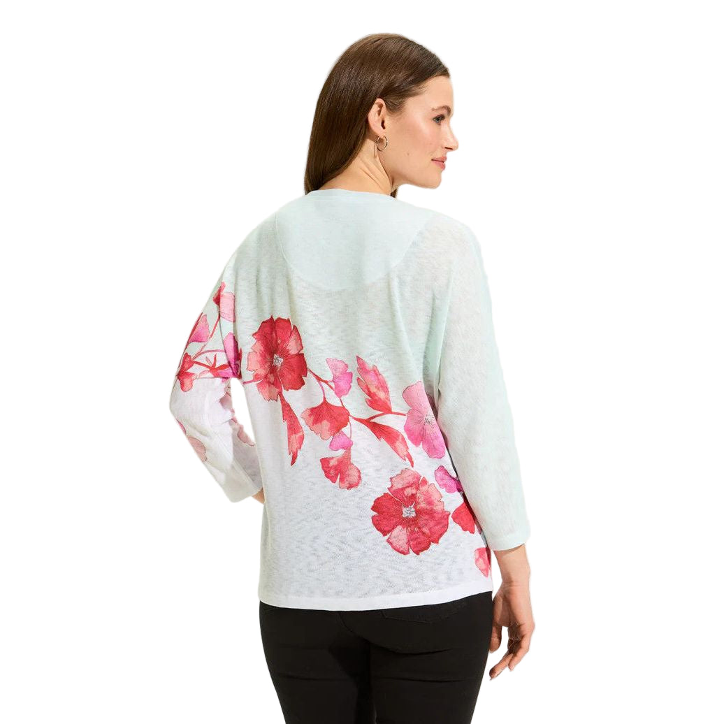 FDJ French Dressing Two-Tone Canopy Scoop Neck Top