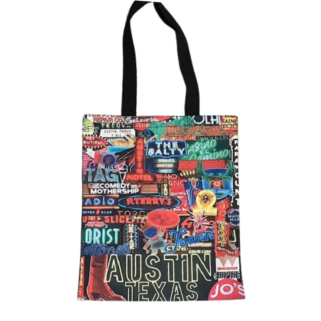 Tote Bag - Austin Neon -  Tote Bag