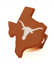 Texas Longhorn A.M.G. State Of Texas Shape  Large Logo Hitch Cover (UTX-TX-Lg-RC) (Burnt Orange)(Copy)