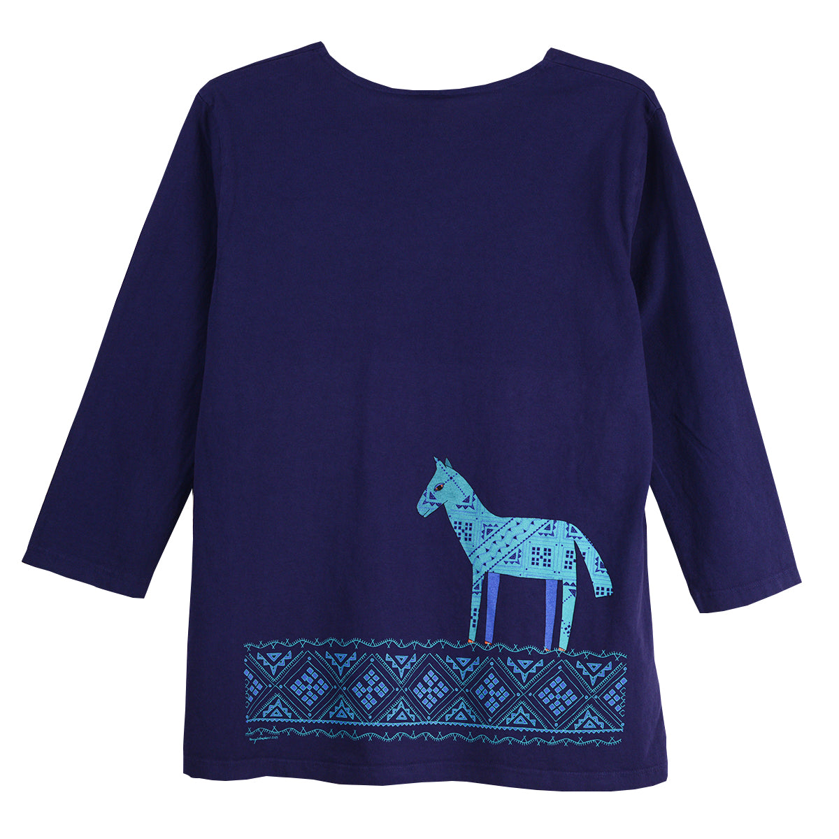 Sabaku Bandana 3/4 Sleeve Tee (MIDSKY)