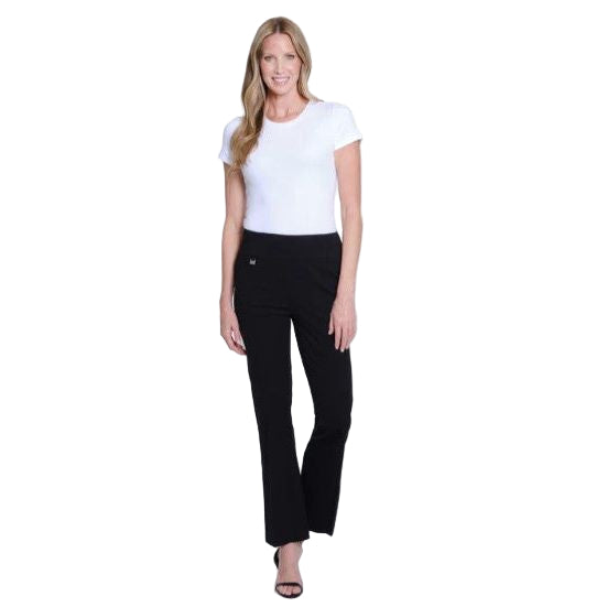 Slimsation Black Pull On Pant (M44712PM)