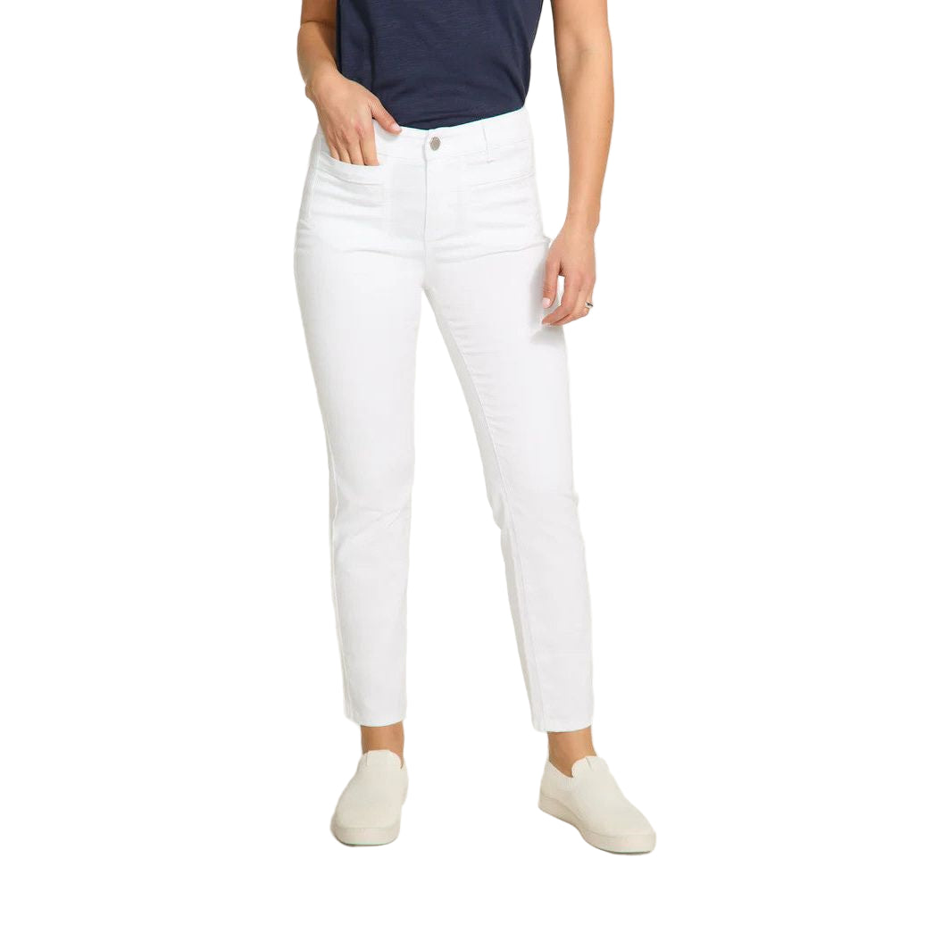 FDJ French Dressing Christina White Straight Leg Jeans