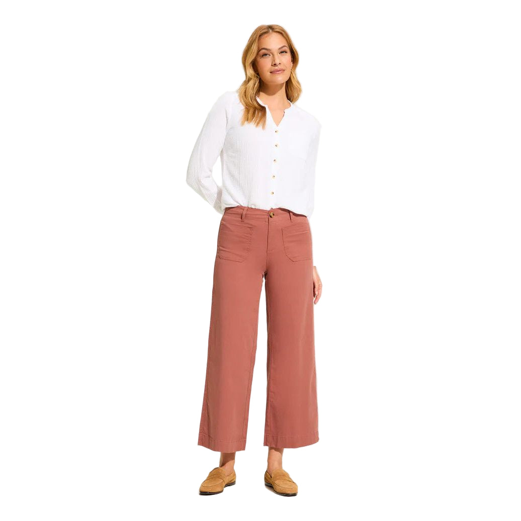 FDJ French Dressing Christina Wide Leg Bronzer Ankle Pant
