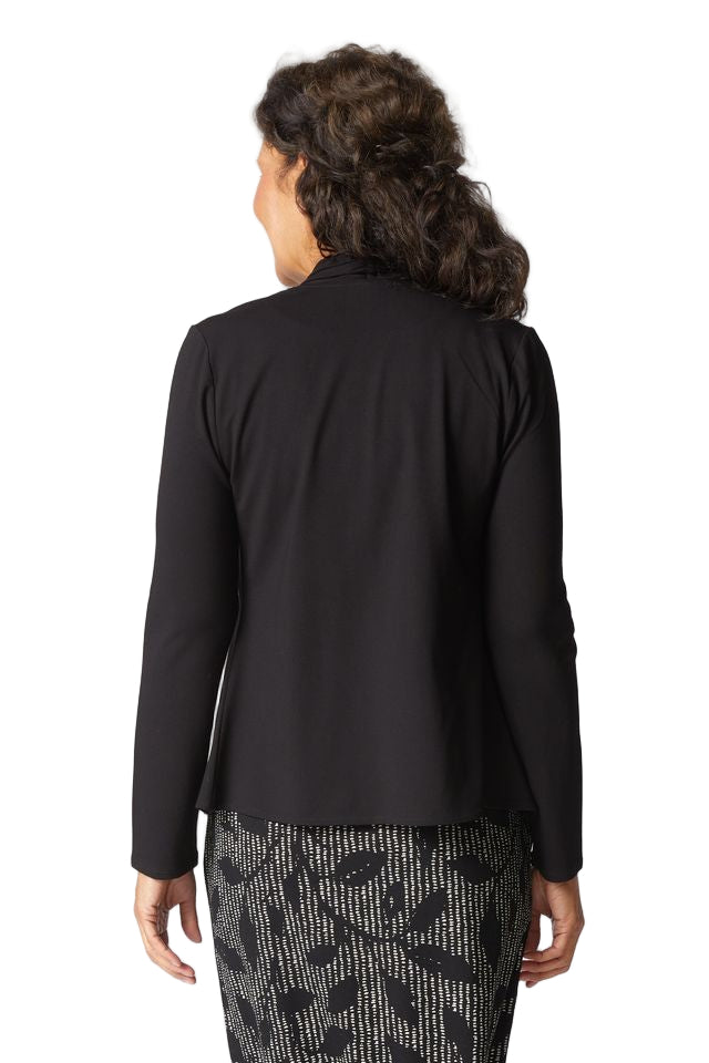 Habitat Core Travel Solid Black Waterfall Open Jacket (55931)