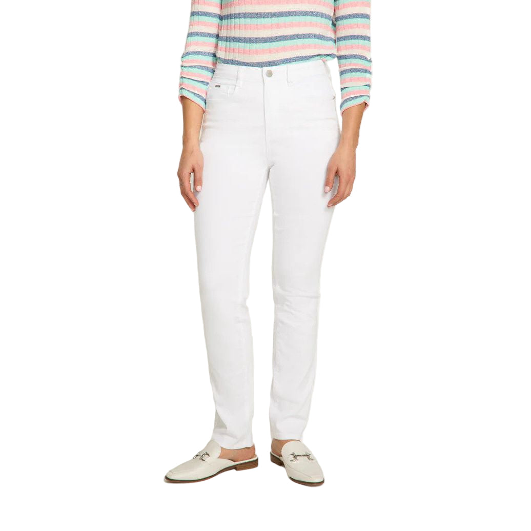FDJ French Dressing Petite Suzanne White Straight leg Jeans