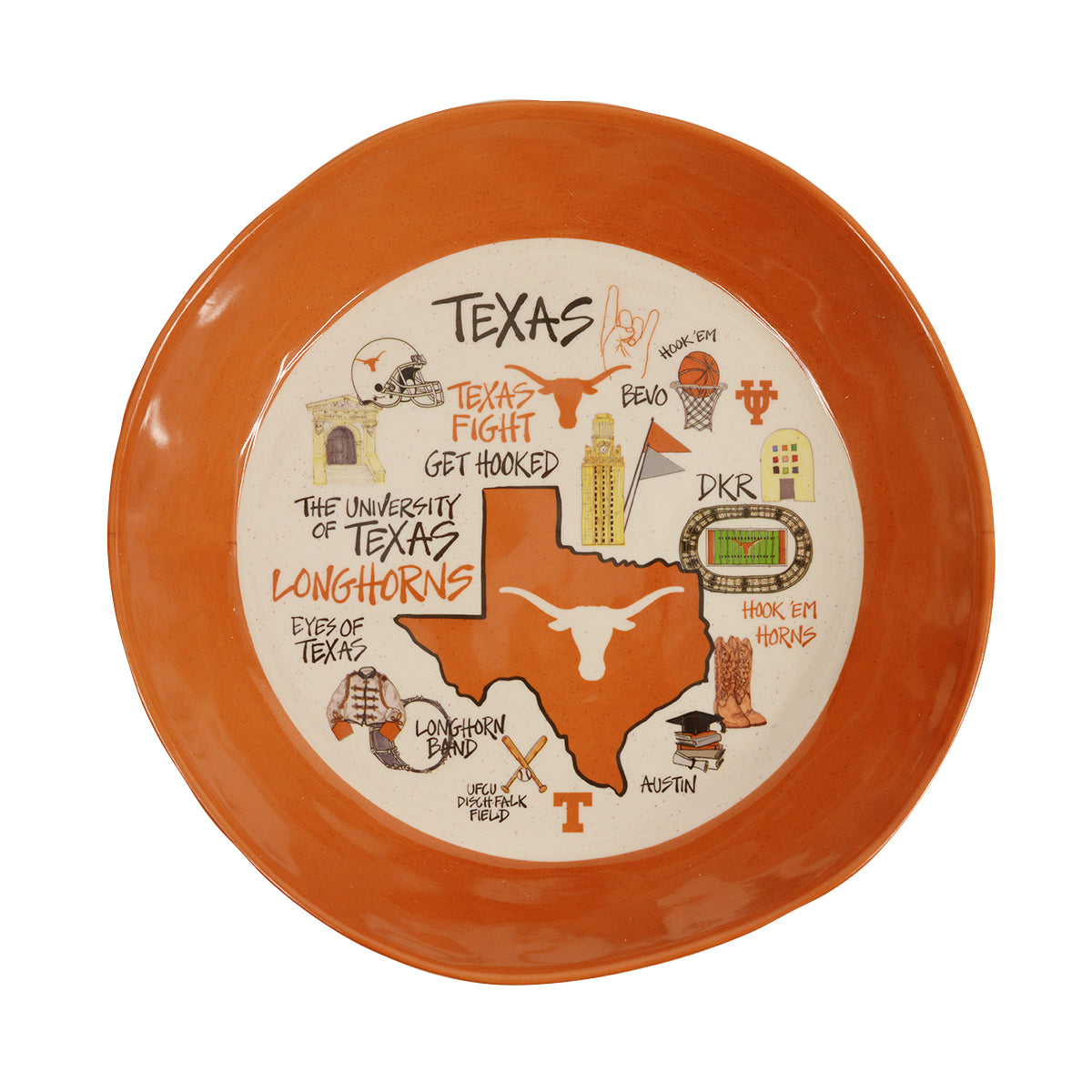 Texas Longhorn Texas Icons  Melamine Bowl (22561)