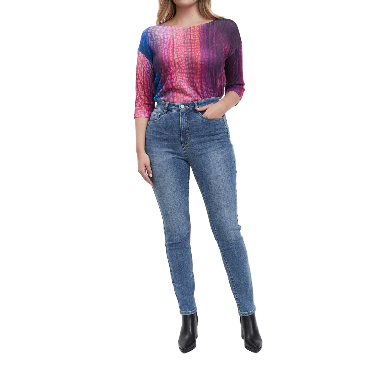 FDJ French Dressing Suzanne Slim Straight Leg Jeans (6847809) MEDIUMWASH