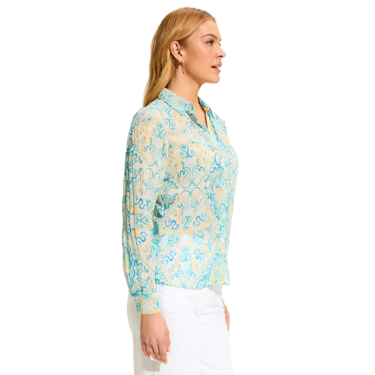 FDJ French Dressing Kaleidoscope Crinkle Shirt