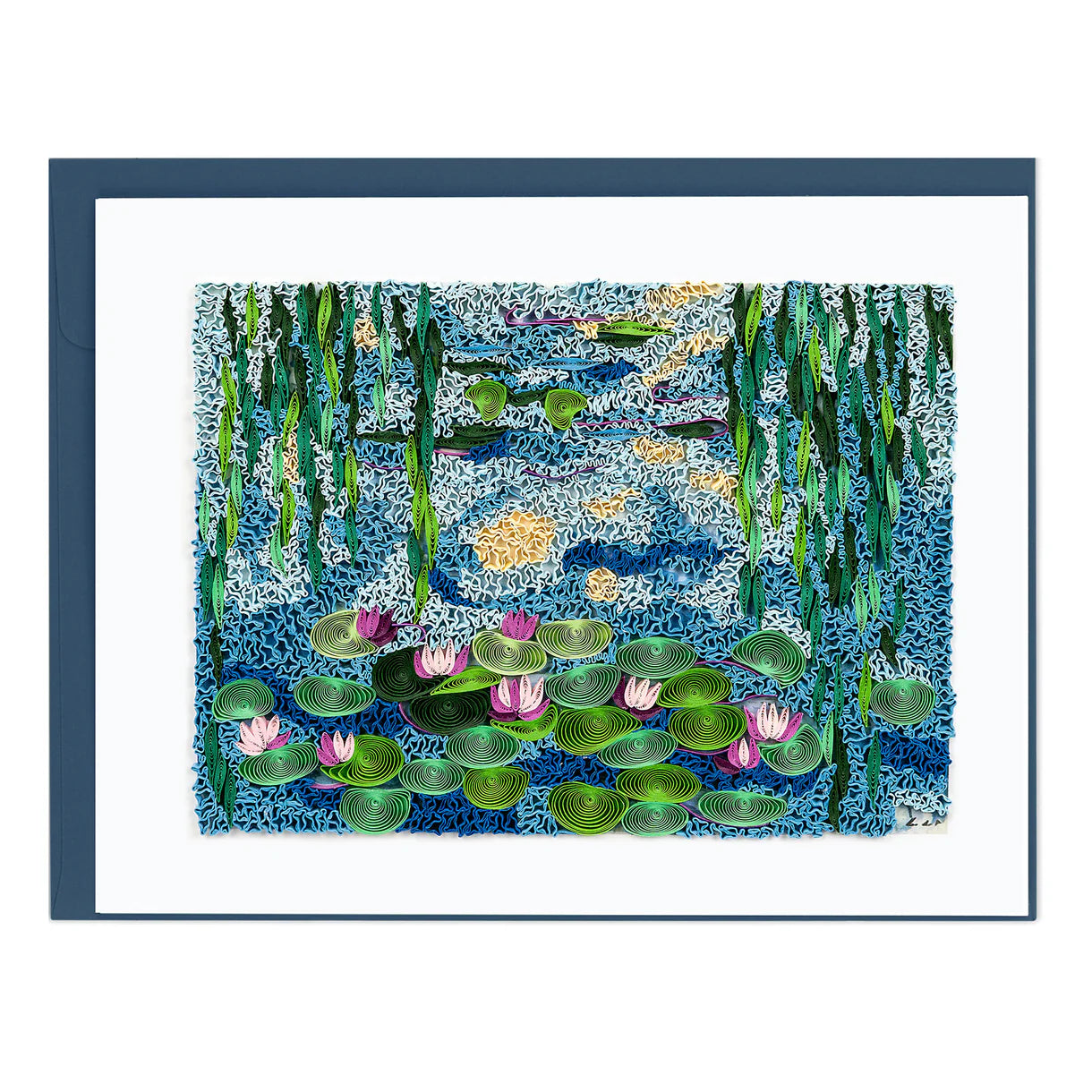 Quilling Card Water Lillies (AS0016)