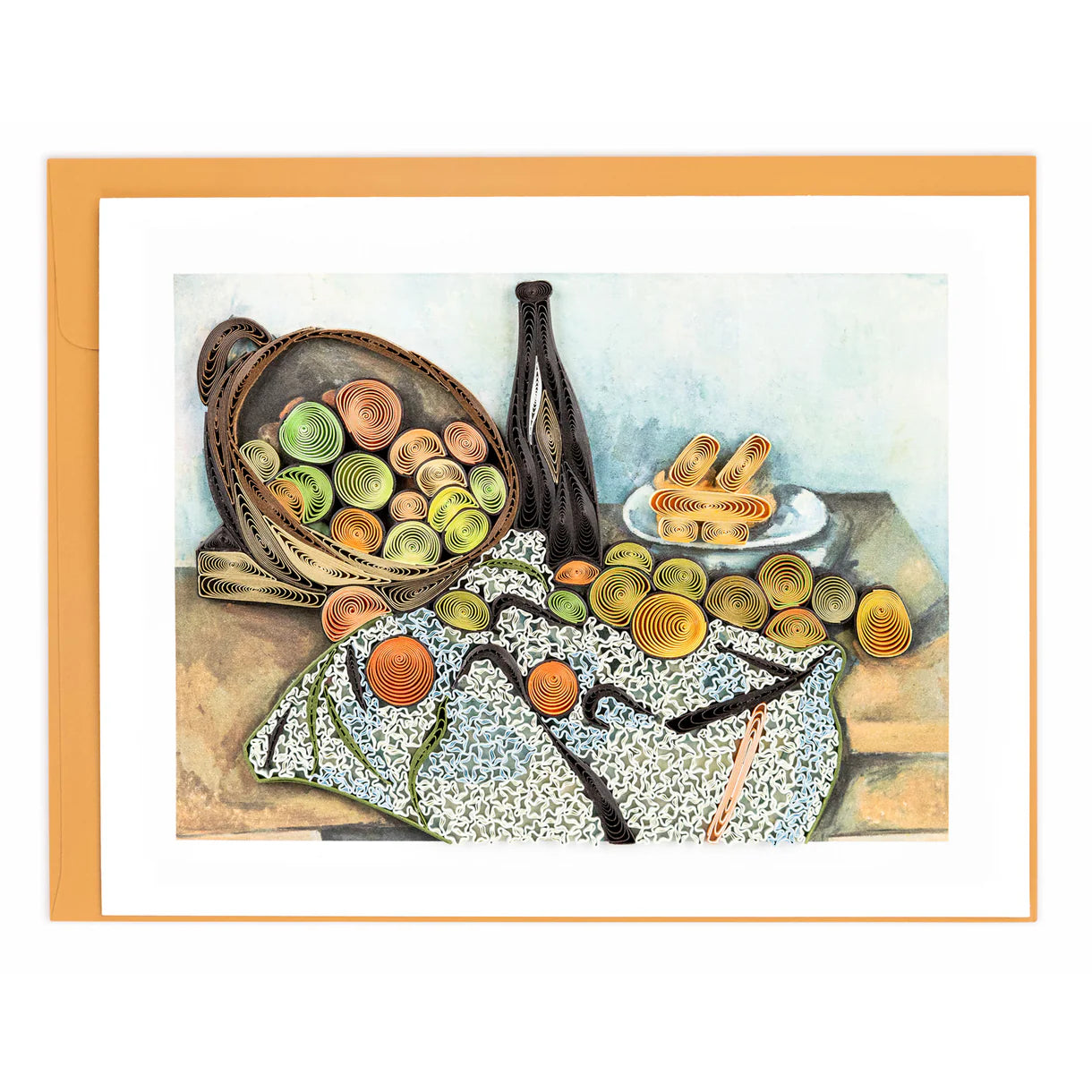 Quilling Card  The Basket of Apples (AS0017)