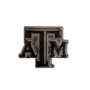 Texas A&M Silver Chrome  Logo Auto Vehicle Car  Emblem (ATM-C)
