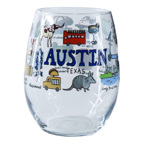 Austin Wanderer Stemless Wine Glass (1 BRIL 103)