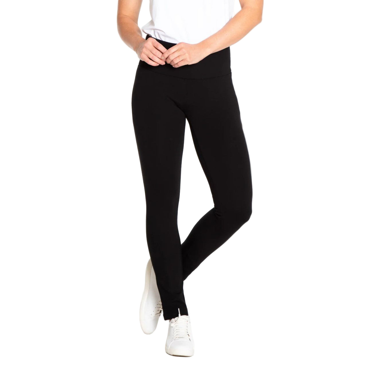 Slimsation Black Knit Ankle Legging (M30710PM)