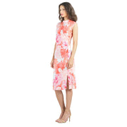 Clara Sun Woo Floral Print Sleeveless Midi Dress (DR21P20)