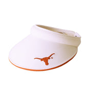 Texas Longhorn Logo Clip Visor (G999-P00016) WHT
