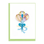 Quilling Card Colorful Balloons Enclosure Card (GE585)