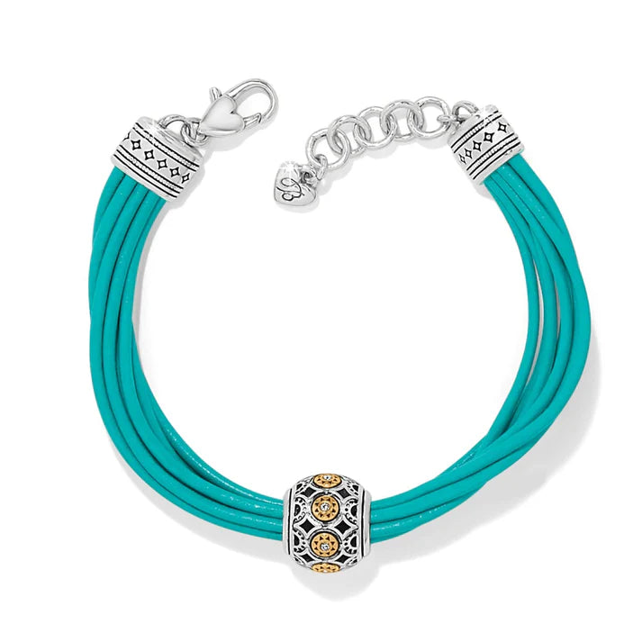 Brighton Mosaic Cerrillos Turquoise Leather Bracelet (JF037A)