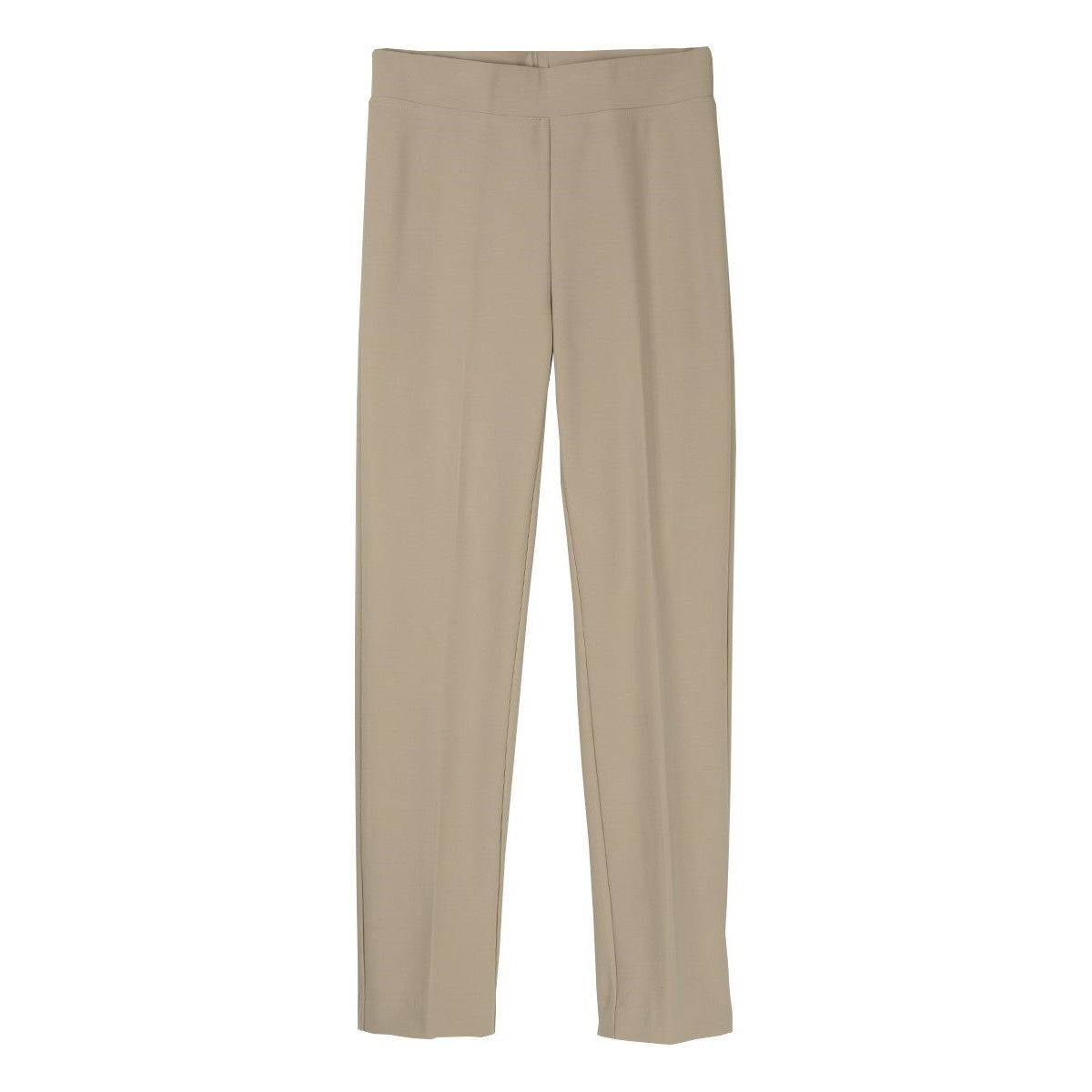 Thin Her Knit Pull-On Back Slits Pants (Multiple Colors)(K14206PM)