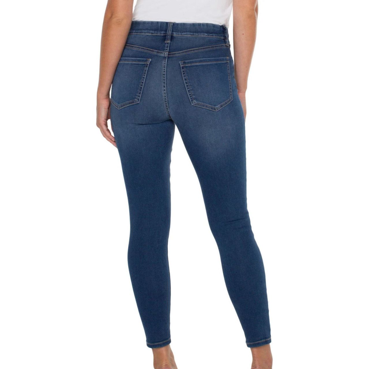 Liverpool Glider 28" Forever Fit Ankle Jeans (LM2367WK)