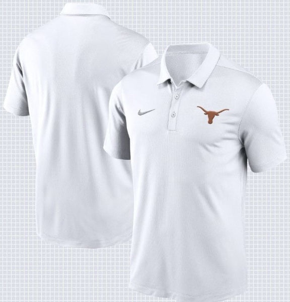 Texas Longhorn Nike Lock Up Embroidered Logo Polo (2 Colors) (NKNB-06F-TXE-4ZC)