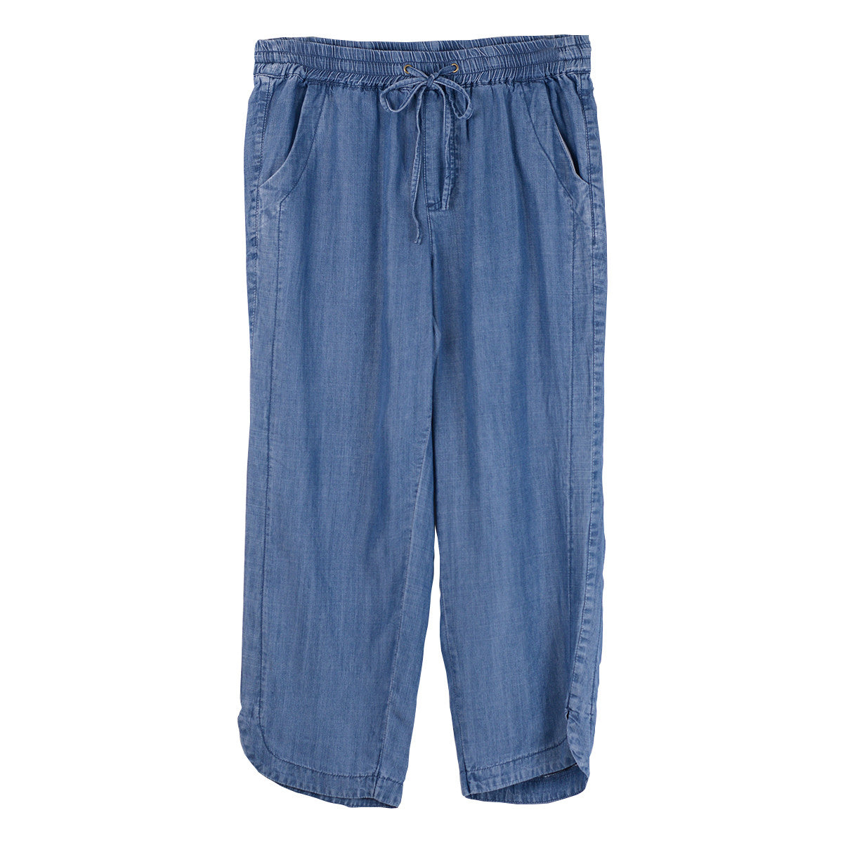 Slimsation Tulip Hem Pocket Capri (4 Colors) (M22705PM)