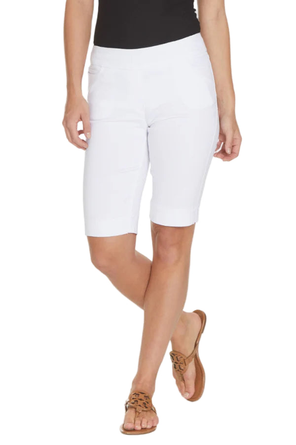 Slimsation Pull On Bermuda Shorts (5 Colors) (M2632W)
