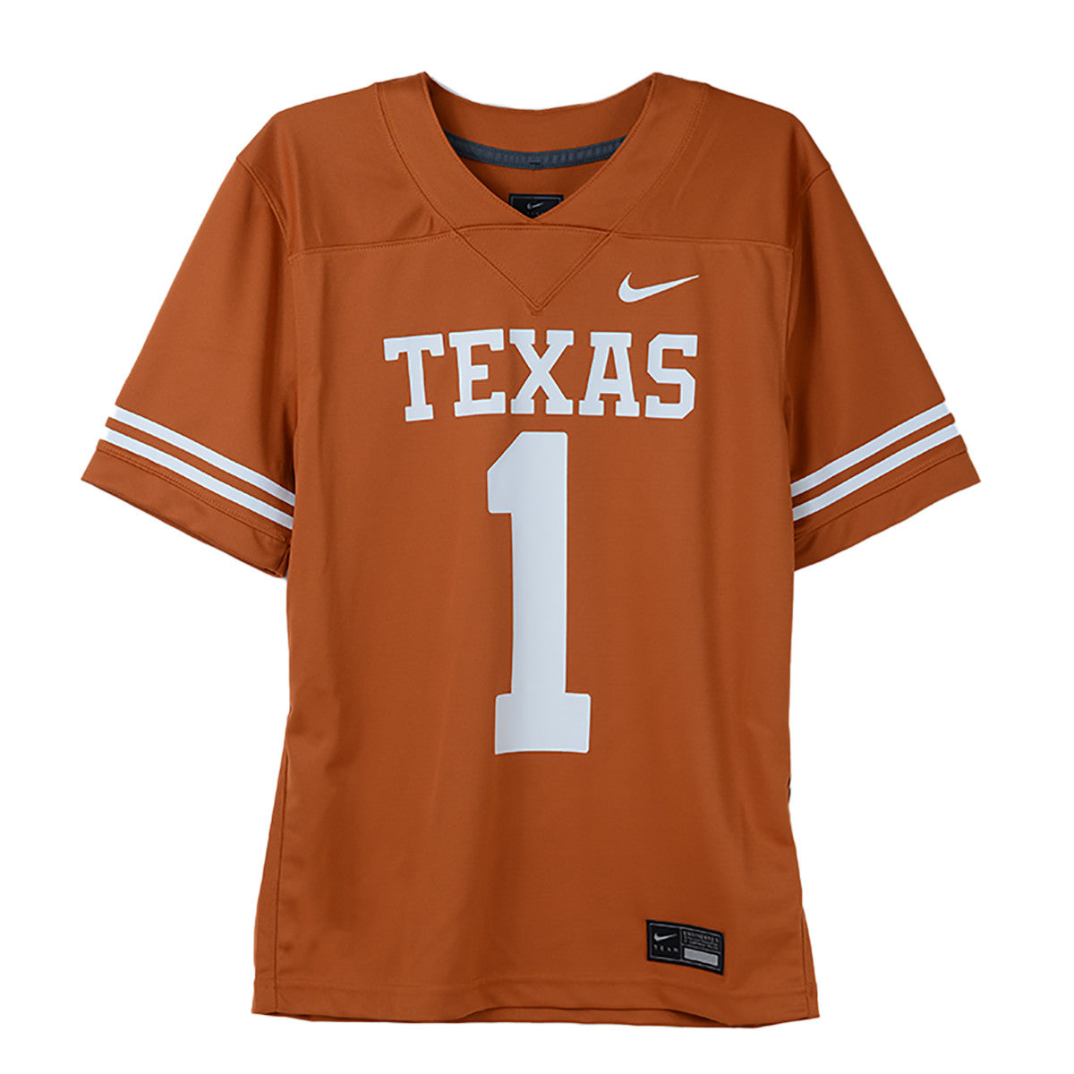 Texas Longhorn Nike Men's #1 Football Jersey (NC2F-0951-TXE-MVV)