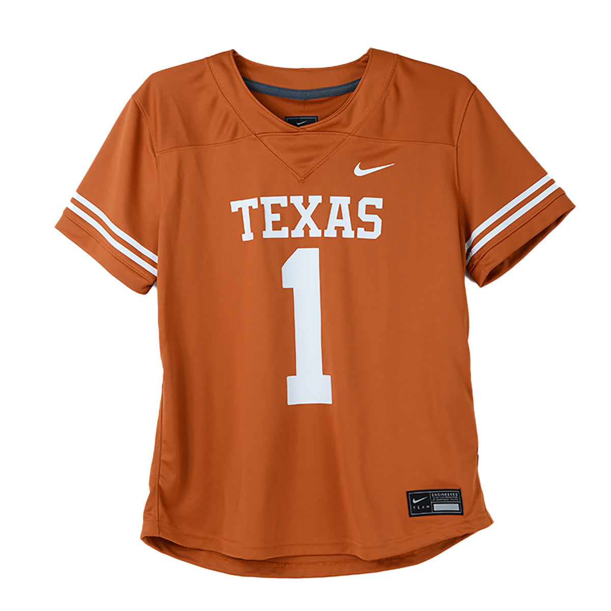 Texas Longhorn Nike Ladies #1 Football Jersey (NCWF-0951-TXE-MVV) BO