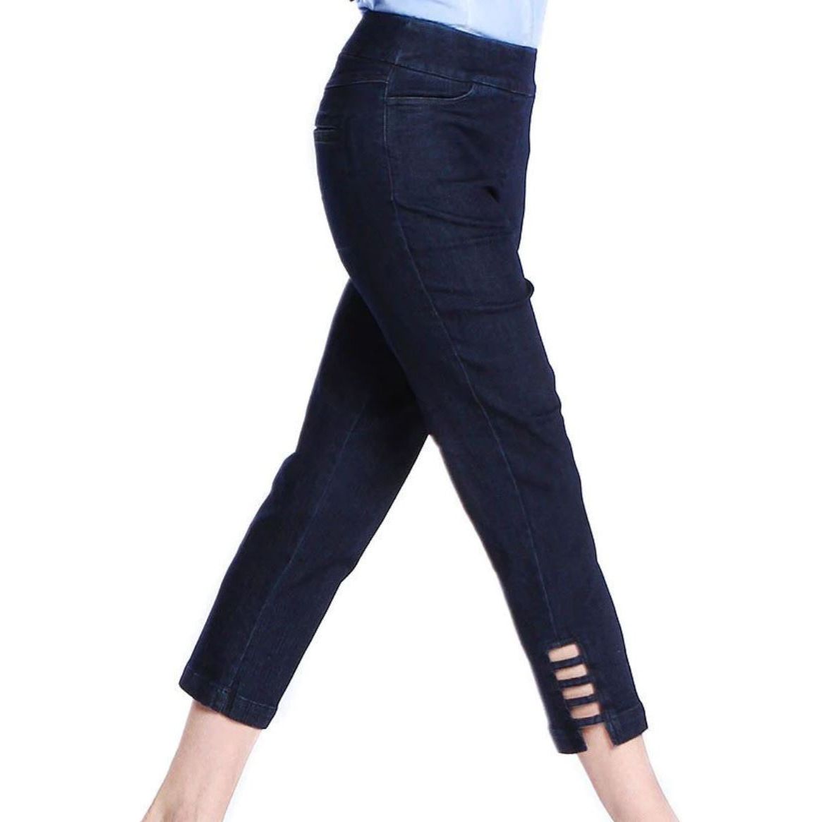 Slimsation Hem Vents Crop Pant (3 Colors) (M9038P)