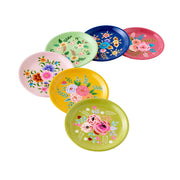 One Hundred 80 Degrees Festive Floral Plate (6 Colors)