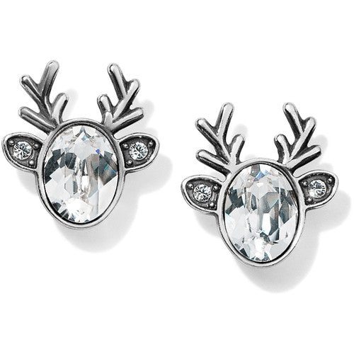 Brighton Reindeer Glitz Mini Post Earrings (J22221)